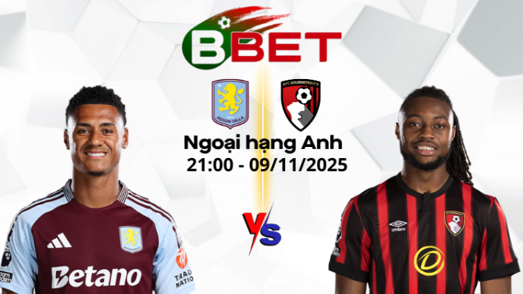Soi kèo nhà cái Aston Villa vs Bournemouth | 21:00 09/11/2025 - Ngoại hạng Anh