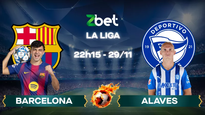 Nhận định soi kèo Barcelona vs Alaves – 22h15 29/11/2025 – La Liga