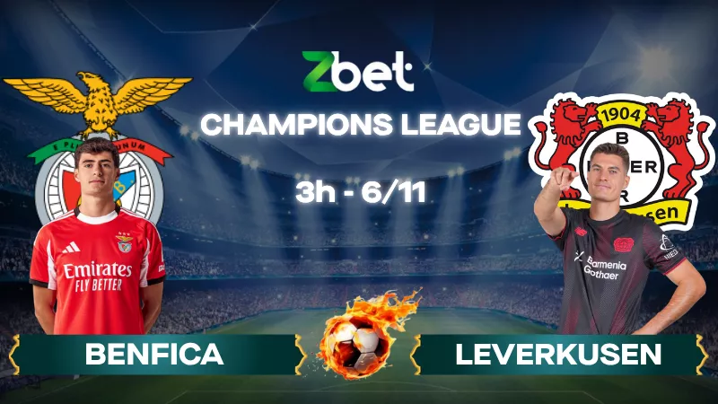 Nhận định soi kèo Benfica vs Bayer Leverkusen - 03h00 06/11/2025 - Champions League