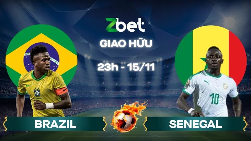 Nhận định soi kèo Brazil vs Senegal - 23h00 15/11/2025 - Giao hữu