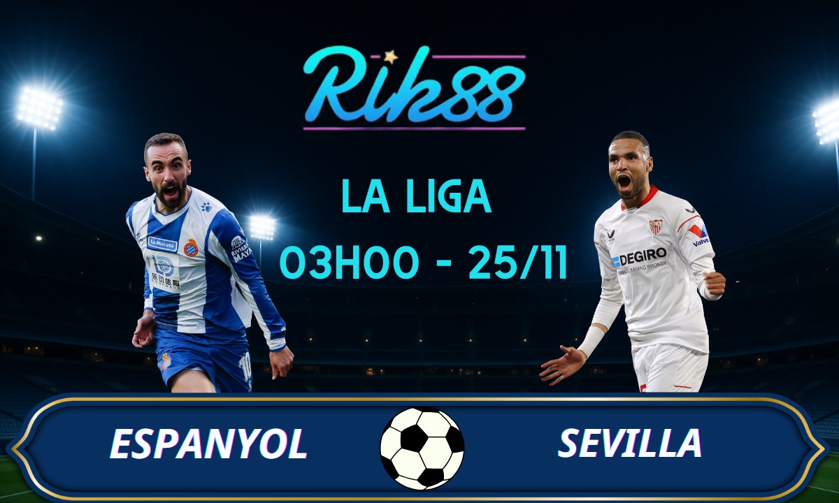 Soi kèo Espanyol vs Sevilla - 03h00 ngày 25/11/2025 - La Liga