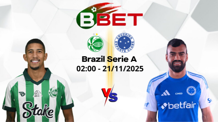 Soi kèo nhà cái Juventude vs Cruzeiro | 02:00 21/11/2025 - Brazil Serie A