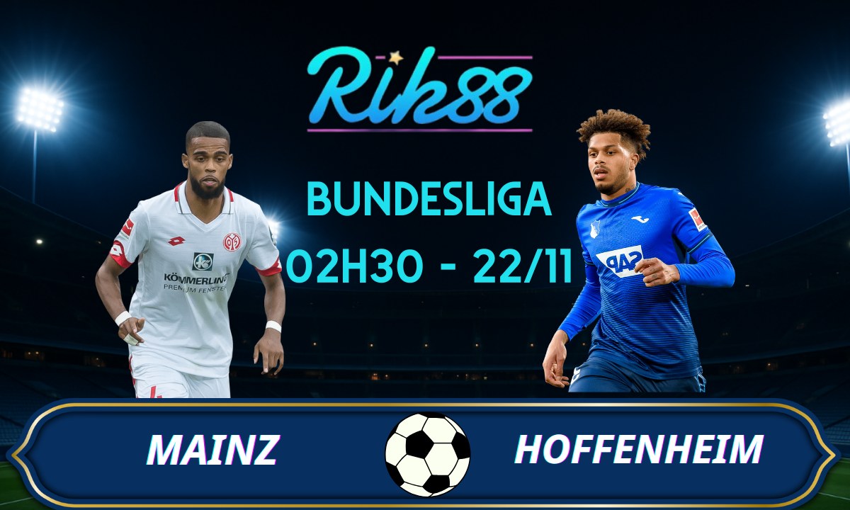 Soi kèo Mainz vs Hoffenheim – 02h30 ngày 22/11/2025 – Bundesliga