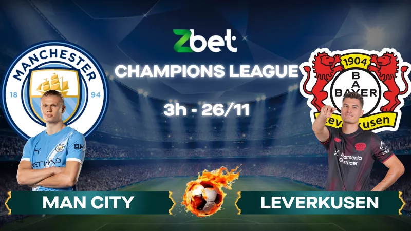 Nhận định soi kèo Man City vs Bayer Leverkusen – 03h00 26/11/2025 – Champions League