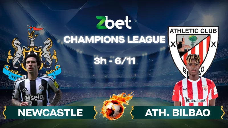Nhận định soi kèo Newcastle vs Ath. Bilbao - 03h00 06/11/2025 - Champions League