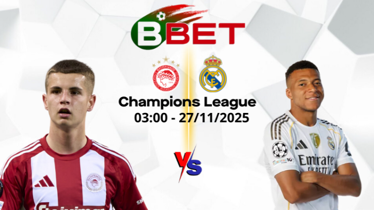 Nhận định bóng đá Olympiacos vs Real Madrid | 03:00 27/11/2025 - Champions League