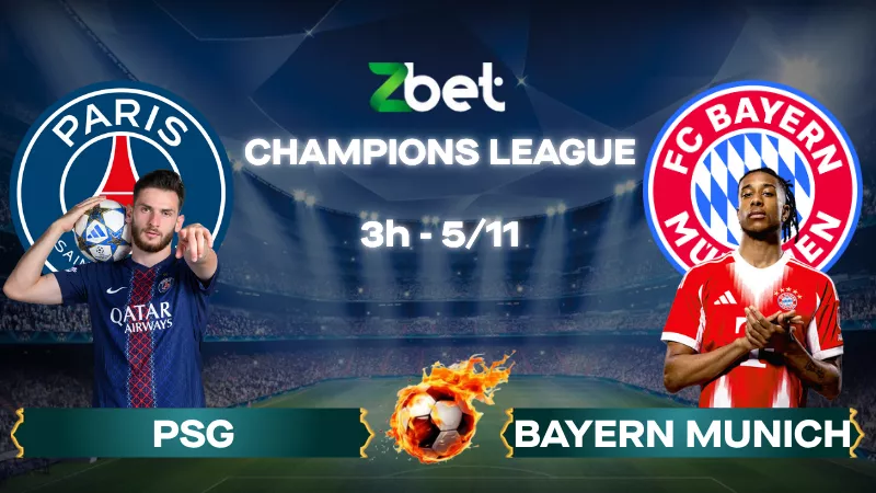 Nhận định soi kèo PSG vs Bayern Munich - 03h00 05/11/2025 - Champions League