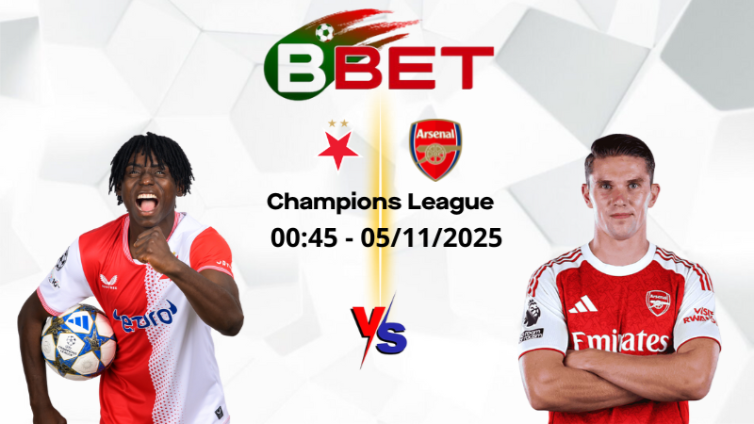 Nhận định kèo nhà cái Slavia Praha vs Arsenal | 00:45 05/11/2025 - Champions League