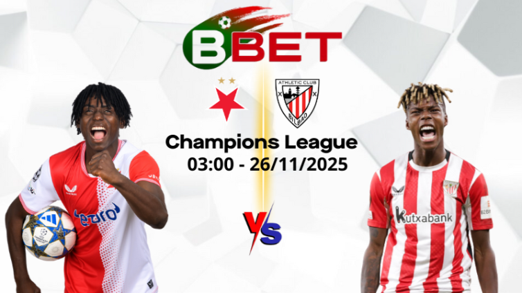 Nhận định kèo nhà cái Slavia Praha vs Bilbao | 03:00 26/11/2025 - Champions League