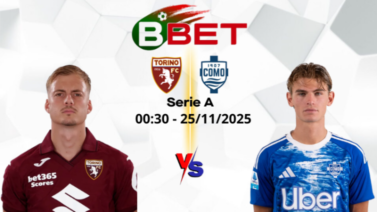 Tỷ lệ kèo nhà cái Torino vs Como | 00:30 25/11/2025 – Serie A