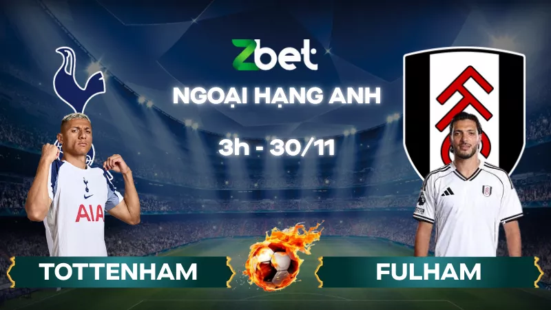 Nhận định soi kèo Tottenham vs Fulham – 03h00 30/11/2025 – Ngoại hạng Anh