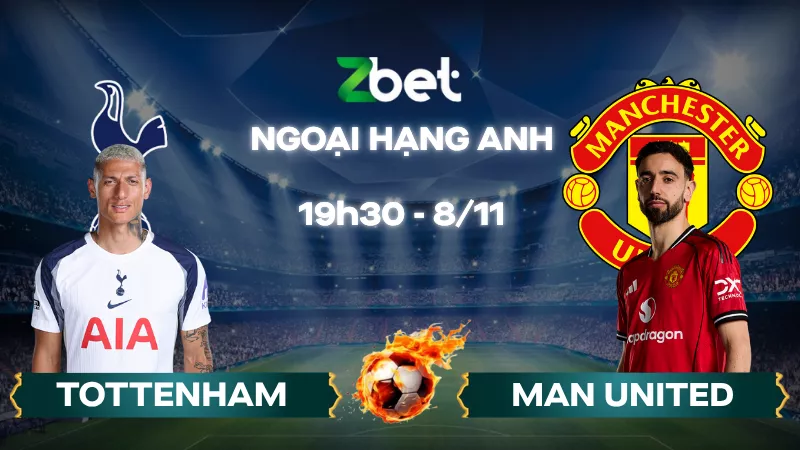 Nhận định soi kèo Tottenham vs Man United - 19h30 08/11/2025 - Ngoại hạng Anh