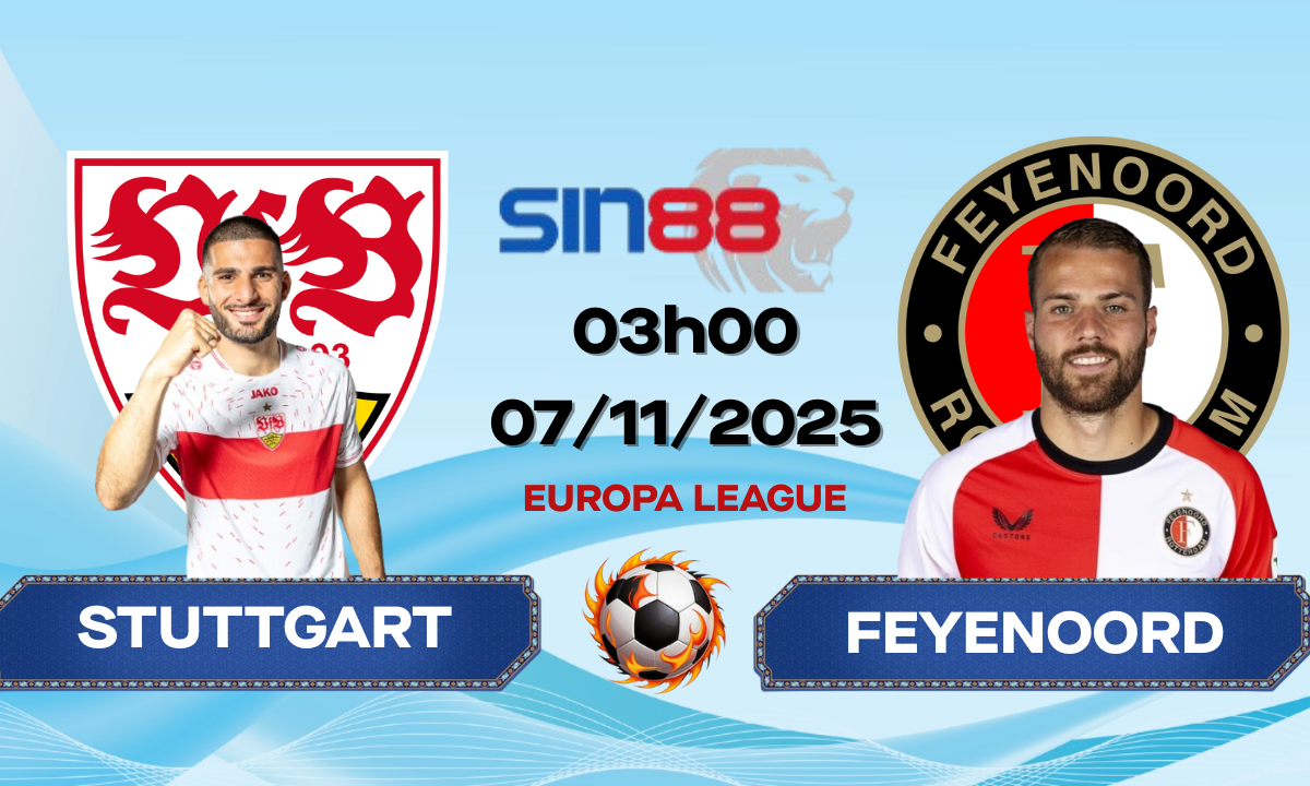 Soi kèo bóng đá Stuttgart - Feyenoord 03h00 ngày 07/11/2025 - Europa League