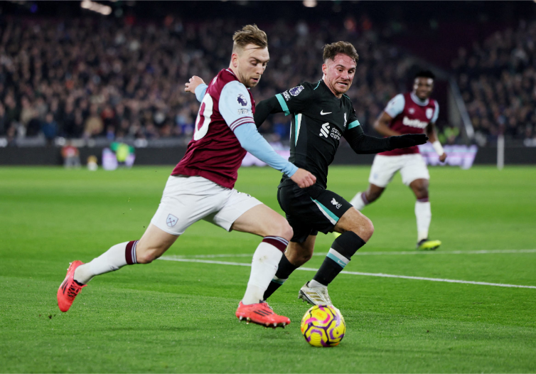 Trước trận đấu West Ham vs Liverpool