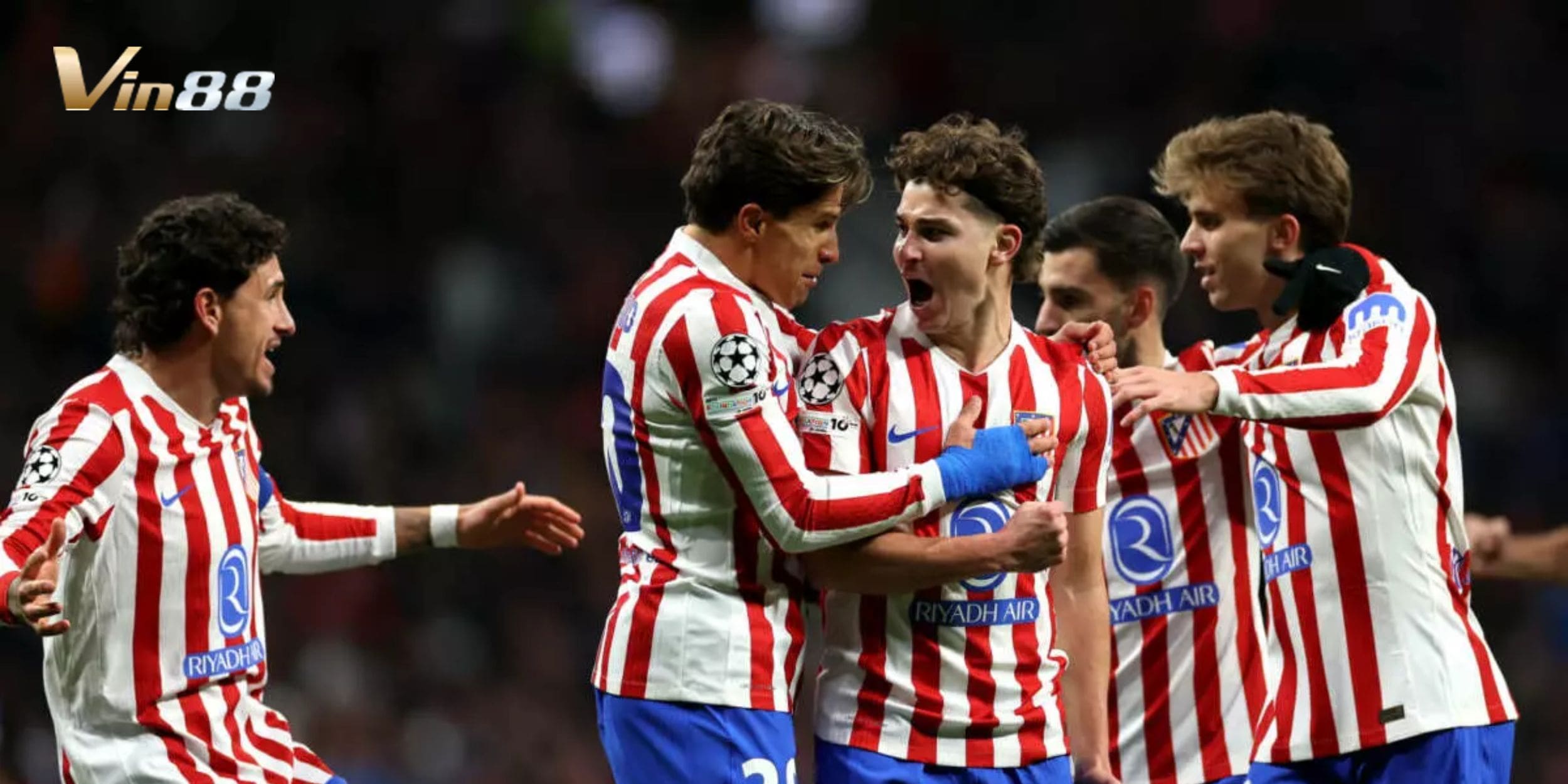 Atlético tổ chức phòng ngự và chuyển hoá cơ hội ghi bàn tốt