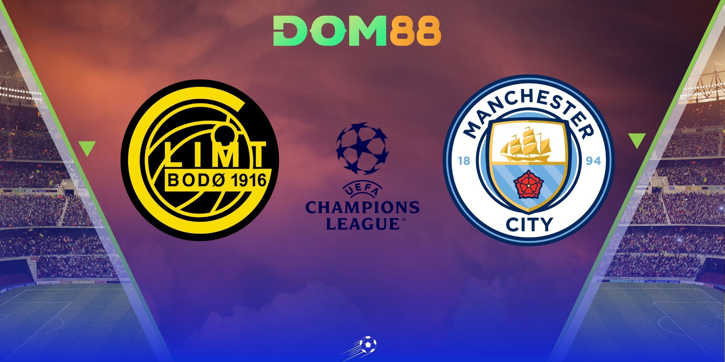 Bodø / Glimt vs Manchester City hứa hẹn nhiều biến số tại sân Aspmyra lạnh giá