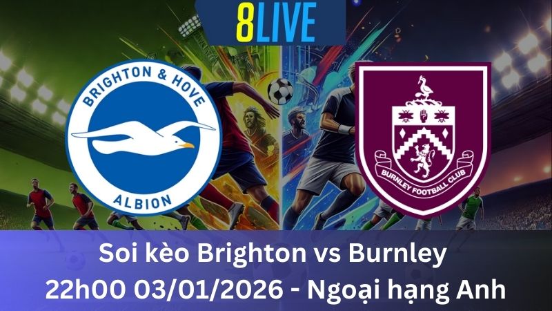 Soi kèo Brighton vs Burnley 22h00 03/01/2026 - Ngoại hạng Anh