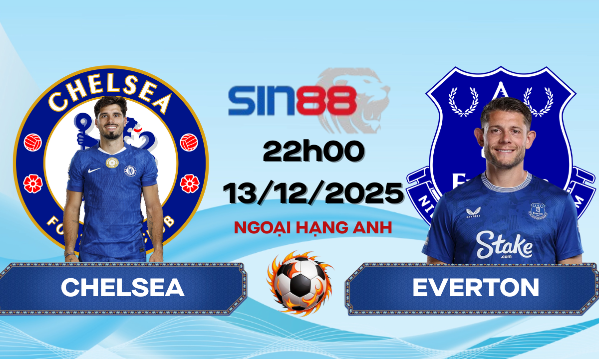 Soi kèo bóng đá Chelsea - Everton 22h00 ngày 13/12/2025 - Ngoại hạng Anh