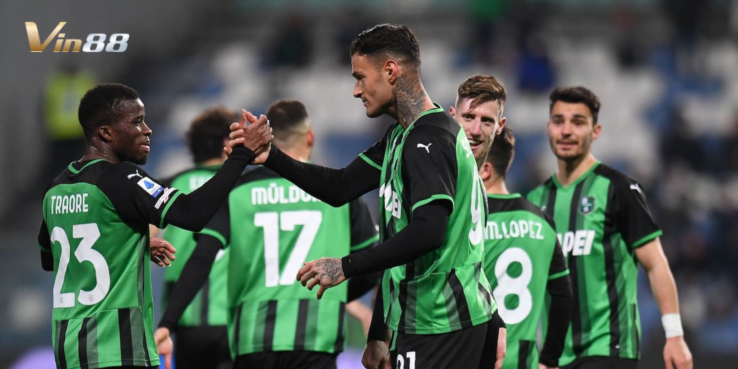 Sassuolo có thể chọn sơ đồ 3-5-2 để tăng cường phòng ngự số đông