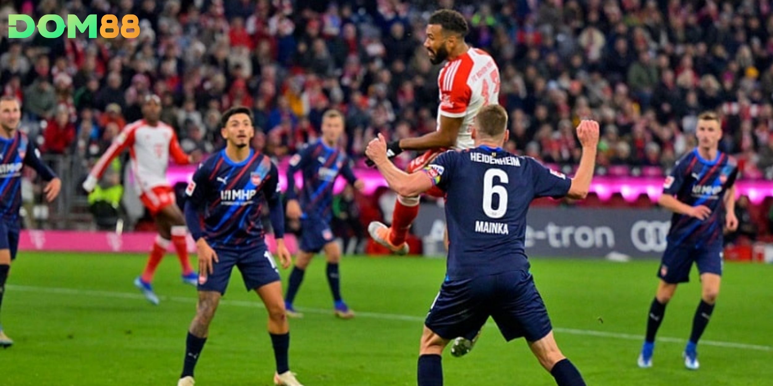 Kết quả chung cuộc có thể là Heidenheim 1-4 Bayern Munich