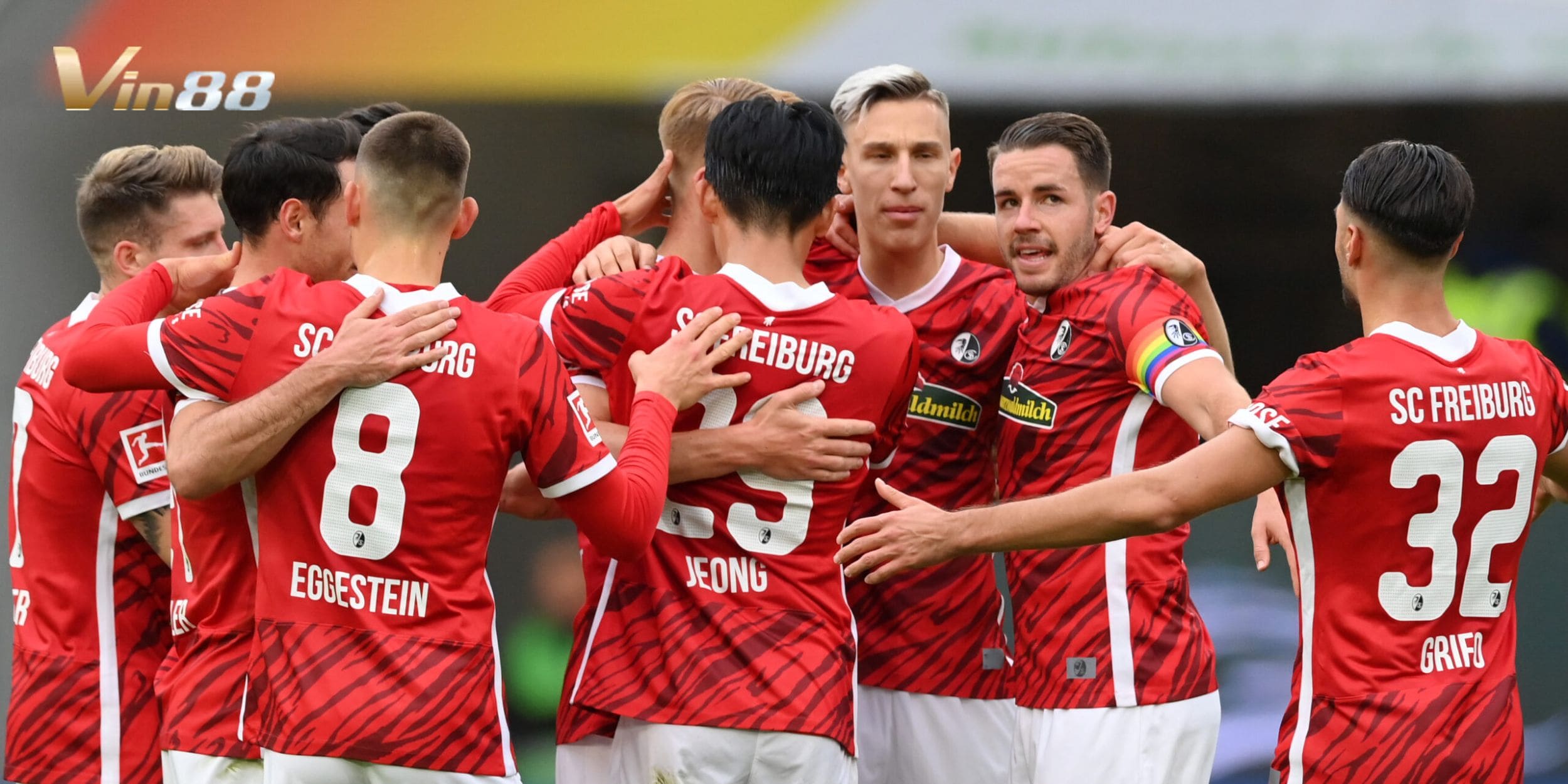 Freiburg có thể sử dụng sơ đồ 4-2-3-1 để pressing cao từ tuyến trên