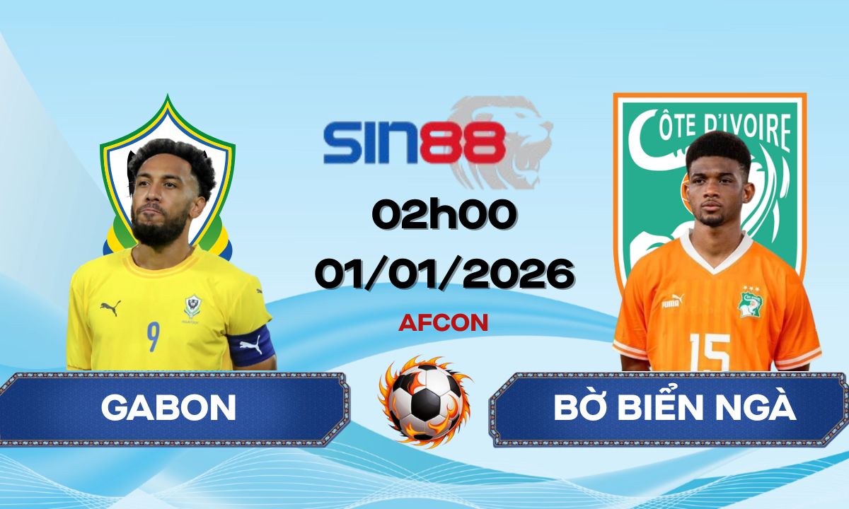 Soi kèo bóng đá Gabon – Bờ Biển Ngà 02h00 ngày 01/01/2026 – AFCON
