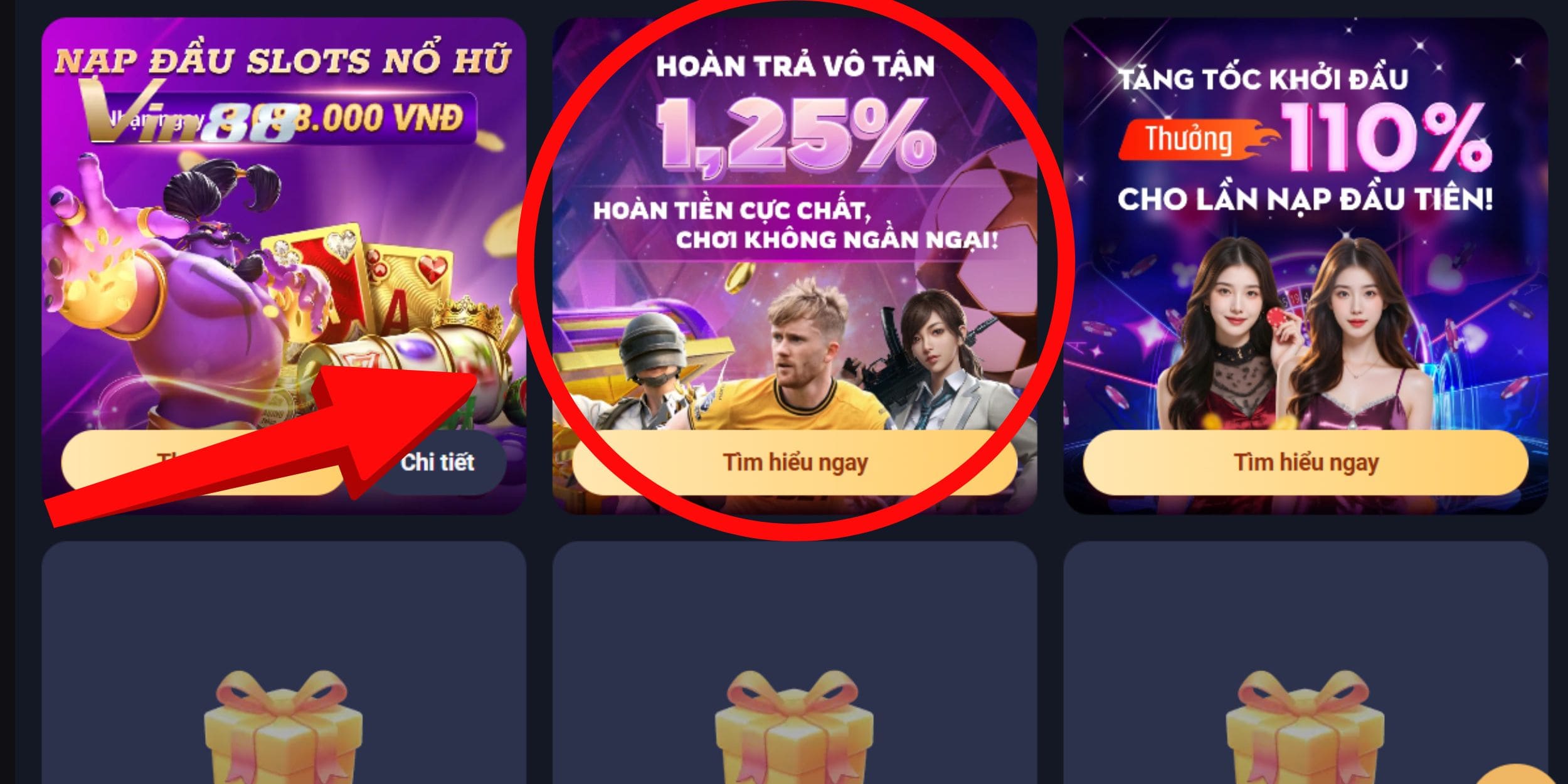 Hoàn tiền mỗi ngày không giới hạn