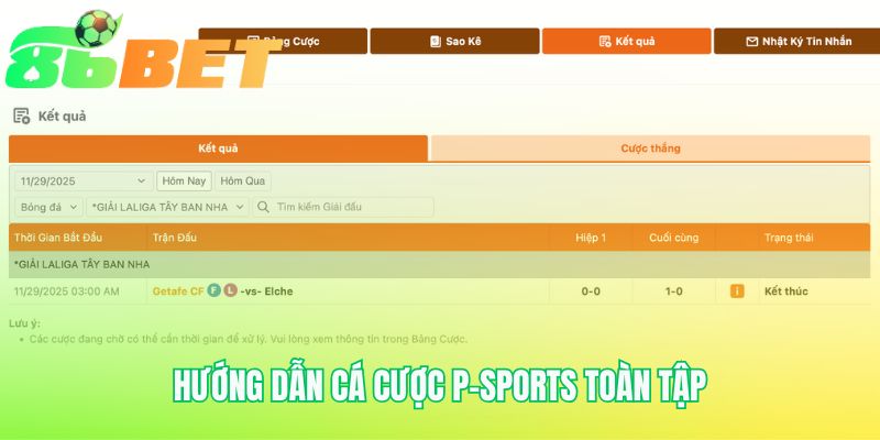 Quy trình cá cược P-Sports dễ dàng cho người mới bắt đầu