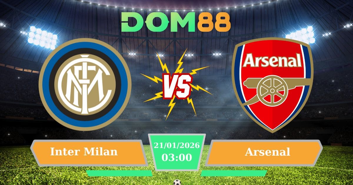Soi Kèo Inter Milan Vs Arsenal Ngày 21/01/2026
