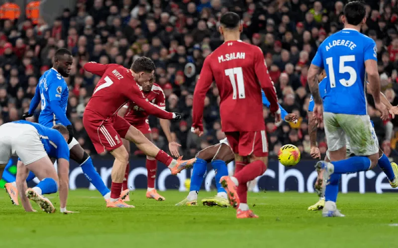 Thành tích thi đấu gần đây của Leeds United vs Liverpool