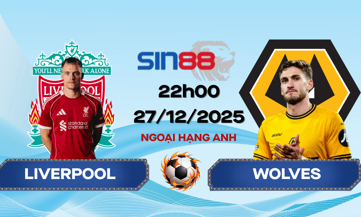 Soi kèo bóng đá Liverpool – Wolves 22h00 ngày 27/12/2025 – Ngoại hạng Anh
