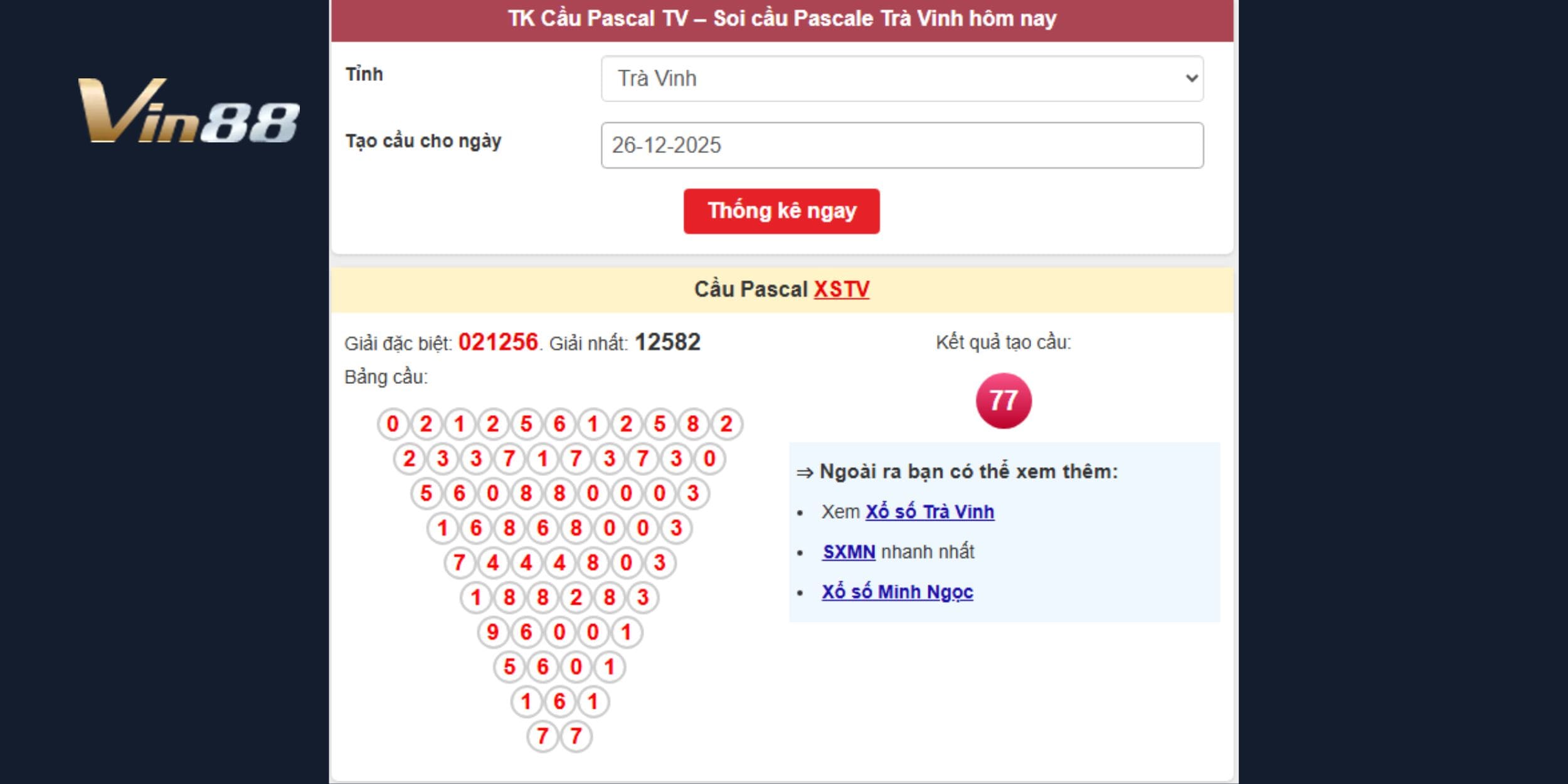Phân tích dự đoán xổ số miền Nam theo đài Trà Vinh