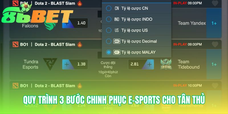 Quy trình tham gia E-Sports được đơn giản hóa và trực quan