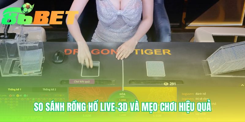 Phiên bản live có dealer thật khác biệt với game 3D dùng RNG