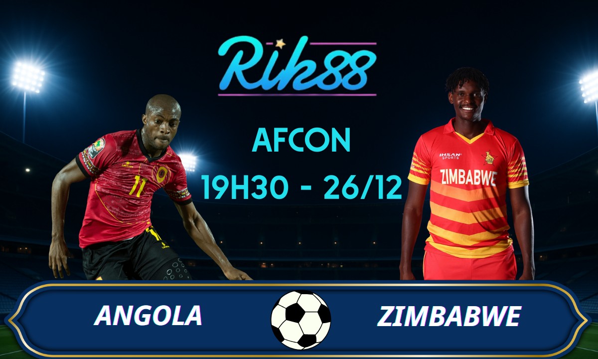 Soi kèo Angola vs Zimbabwe - 19h30 ngày 26/12/2025 - AFCON