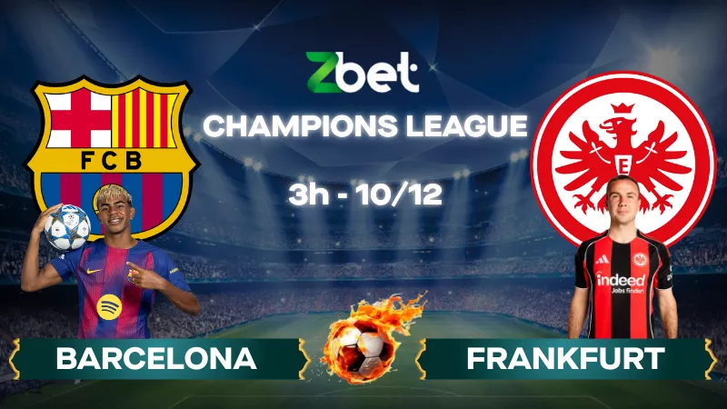Nhận định soi kèo Barcelona vs Frankfurt - 03h00 10/12/2025 - Champions League
