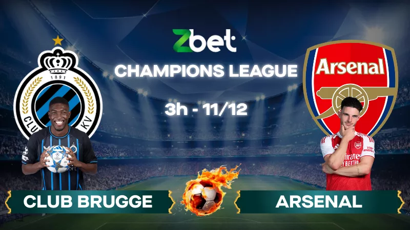 Nhận định soi kèo Brugge vs Arsenal – 03h00 11/12/2025 – Champions League