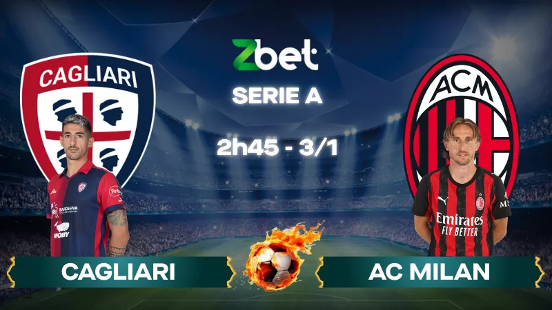 Nhận định soi kèo Cagliari vs AC Milan – 02h45 03/01/2026 – Serie A