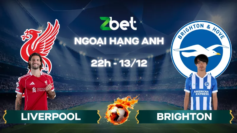 Nhận định soi kèo Liverpool vs Brighton - 22h00 13/12/2025 - Ngoại hạng Anh