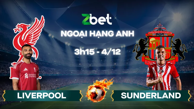 Nhận định soi kèo Liverpool vs Sunderland – 03h15 04/12/2025 – Ngoại hạng Anh