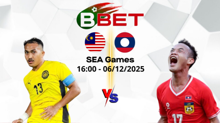 Tỷ lệ trận Malaysia vs Lào | 16:00 06/12/2025 - SEA Games