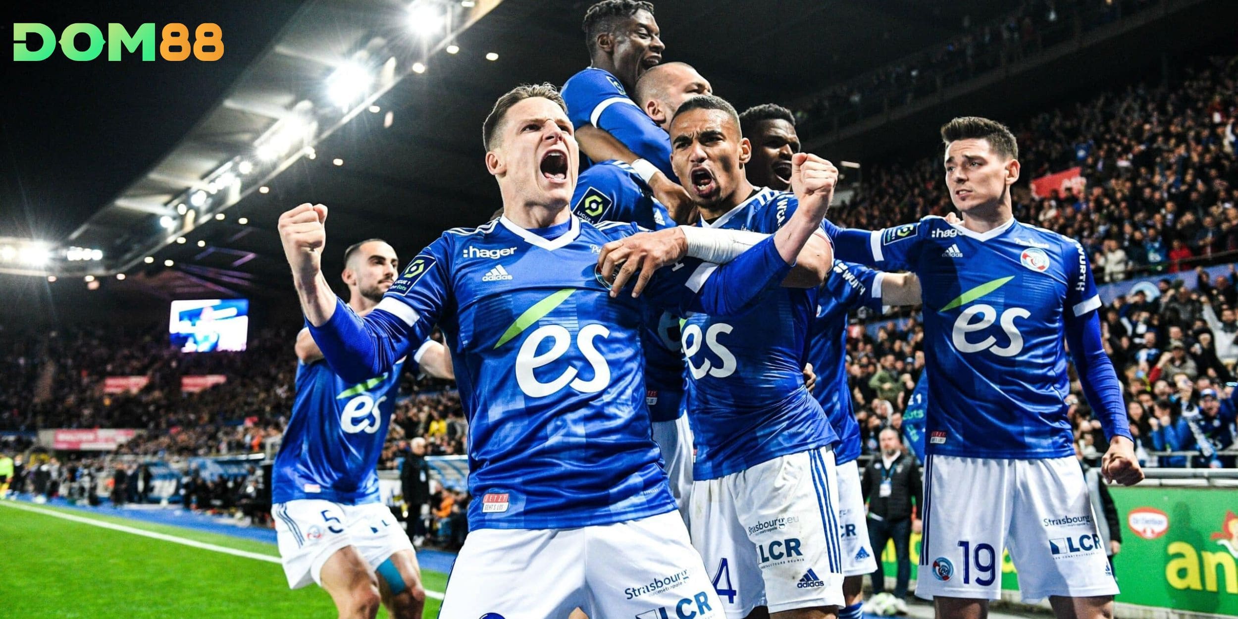 Strasbourg duy trì vị trí trong nhóm cạnh tranh suất dự cúp châu Âu sau 16 vòng