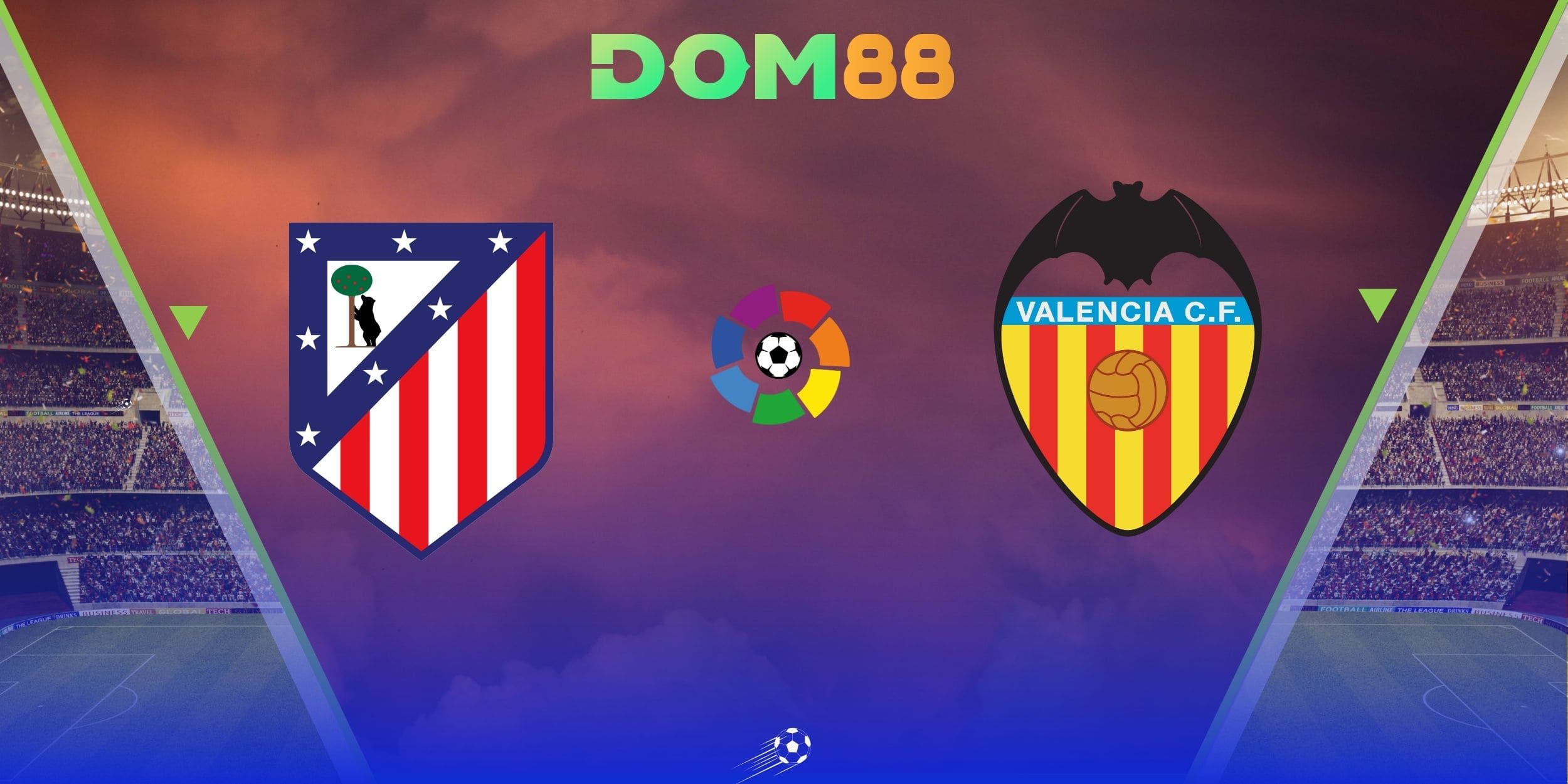 Thông tin trận đấu giữa Atlético de Madrid vs Valencia ở vòng 16 La Liga