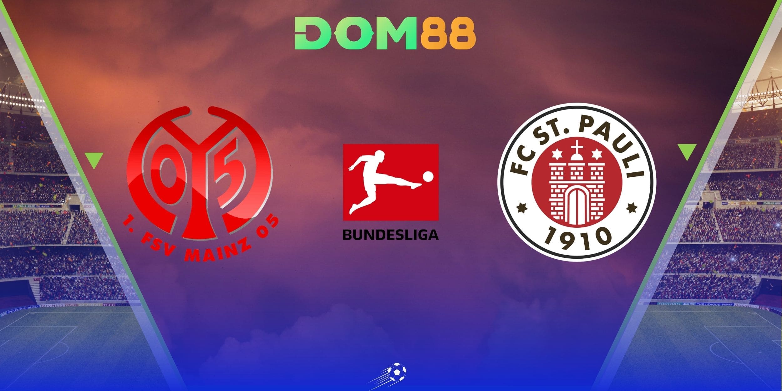 Trận đấu giữa Mainz 05 vs St. Pauli sẽ diễn ra vào tối ngày 21-12