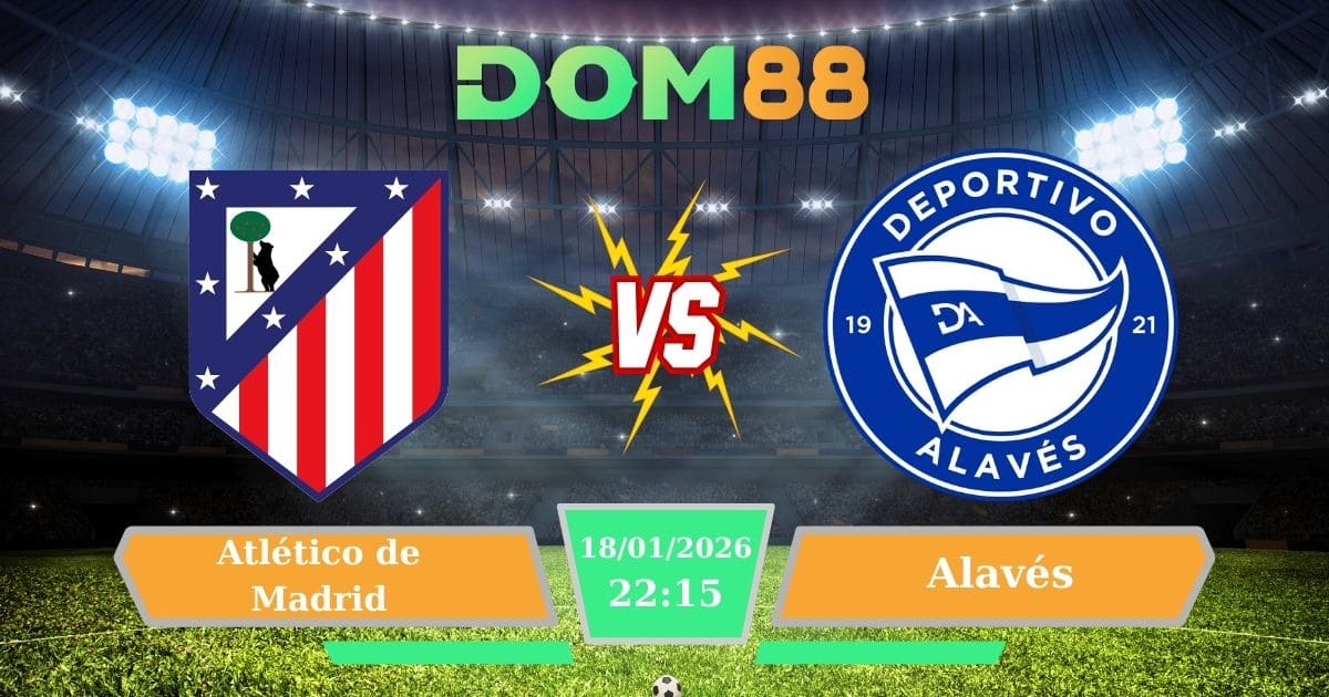 Soi Kèo Atlético De Madrid Vs Alavés Vào Ngày 18/01/2026