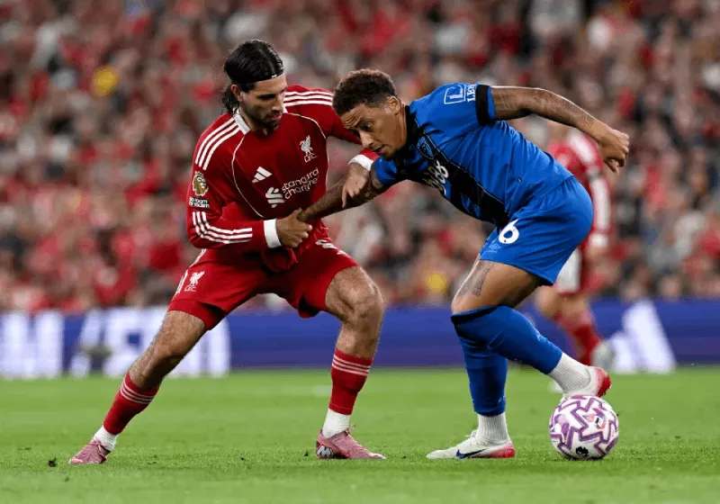 Thành tích thi đấu gần đây của Bournemouth vs Liverpool