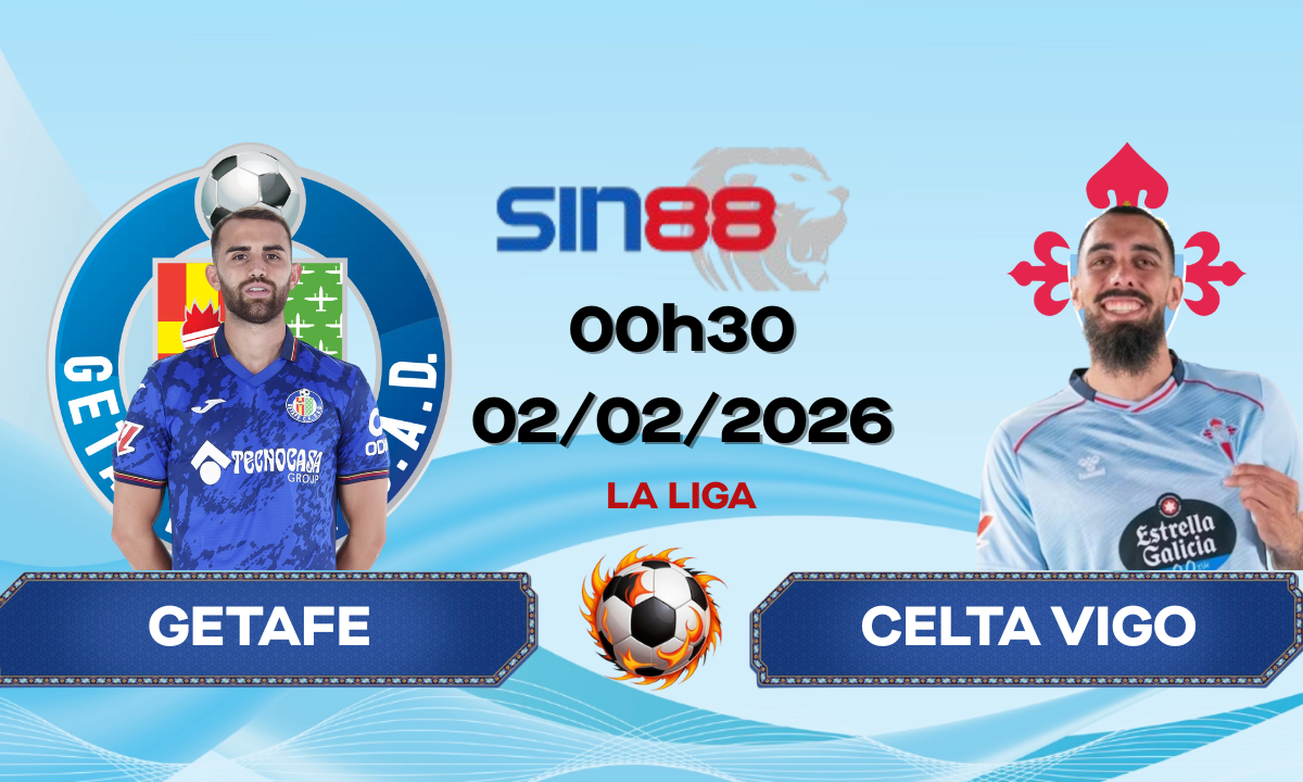 Soi kèo bóng đá Getafe – Celta Vigo 00h30 ngày 02/02/2026 – La Liga