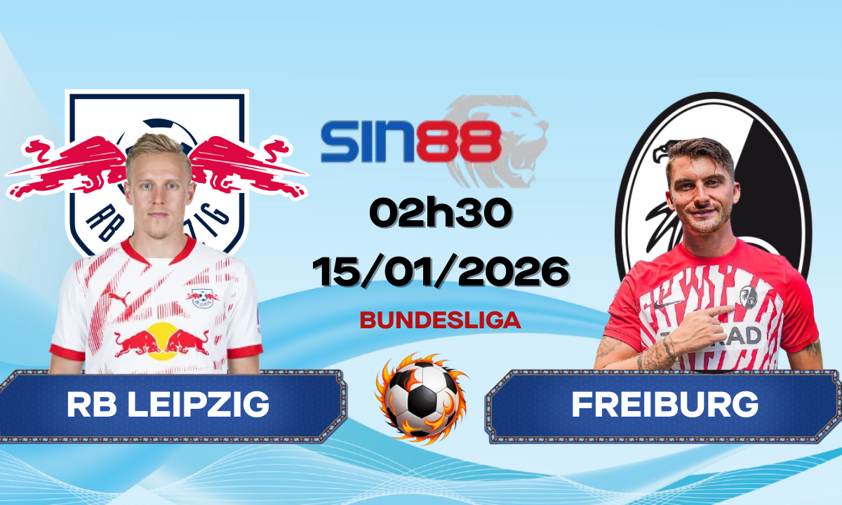 Soi kèo bóng đá RB Leipzig – Freiburg 02h30 ngày 15/01/2026 – Bundesliga