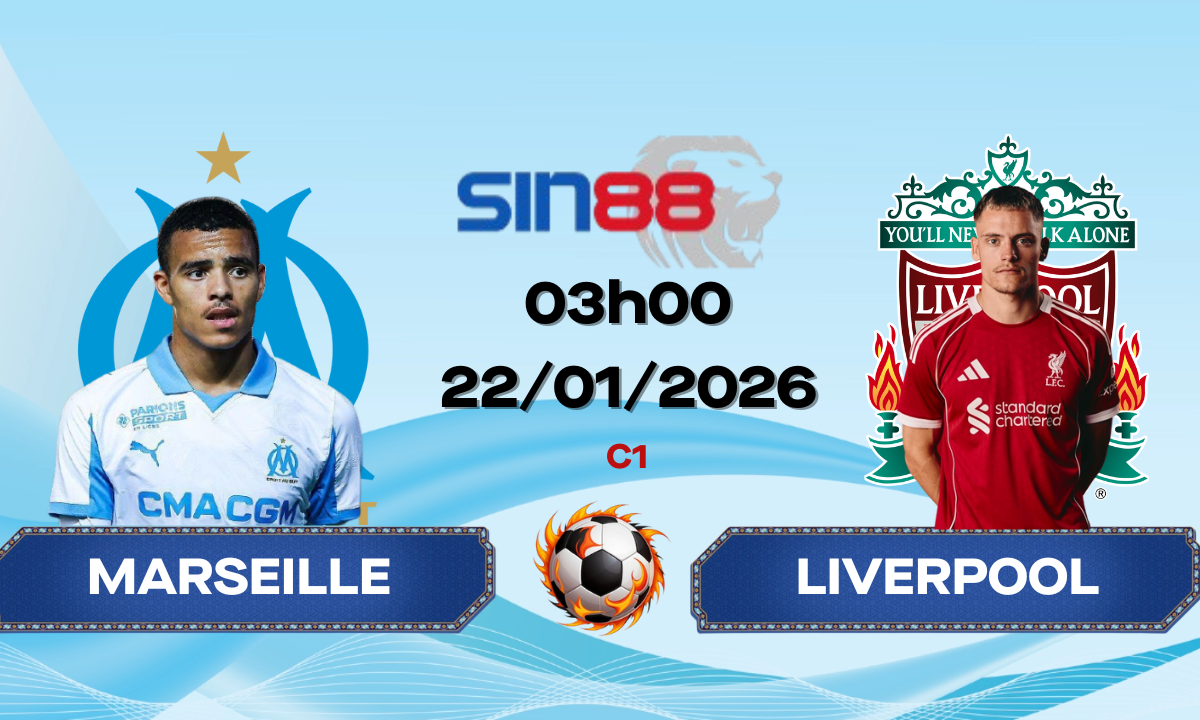 Soi kèo bóng đá Marseille - Liverpool 03h00 ngày 22/01/2026 - Champions League