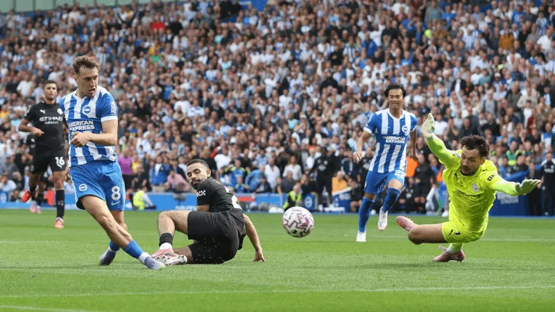 Thành tích thi đấu gần đây của Man City vs Brighton